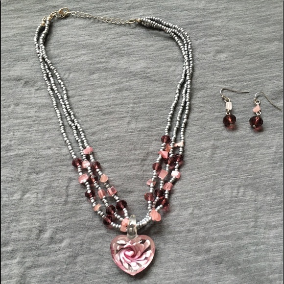 jcpenney Jewelry - Pretty! Statement necklace with matching earrings